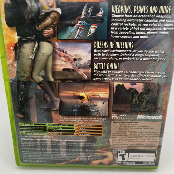 Crimson Skies High Road To Revenge Xbox - Complete CIB - Tested - Picture 4 of 8